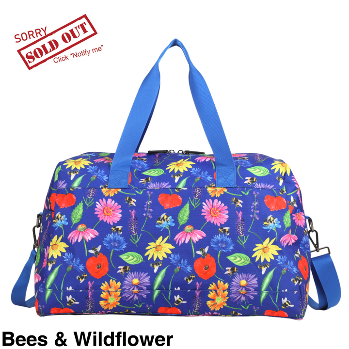 Alimasy Overnight Duffle Bag *Preorder Due Approx 1/12/22* Bees & Wildflower