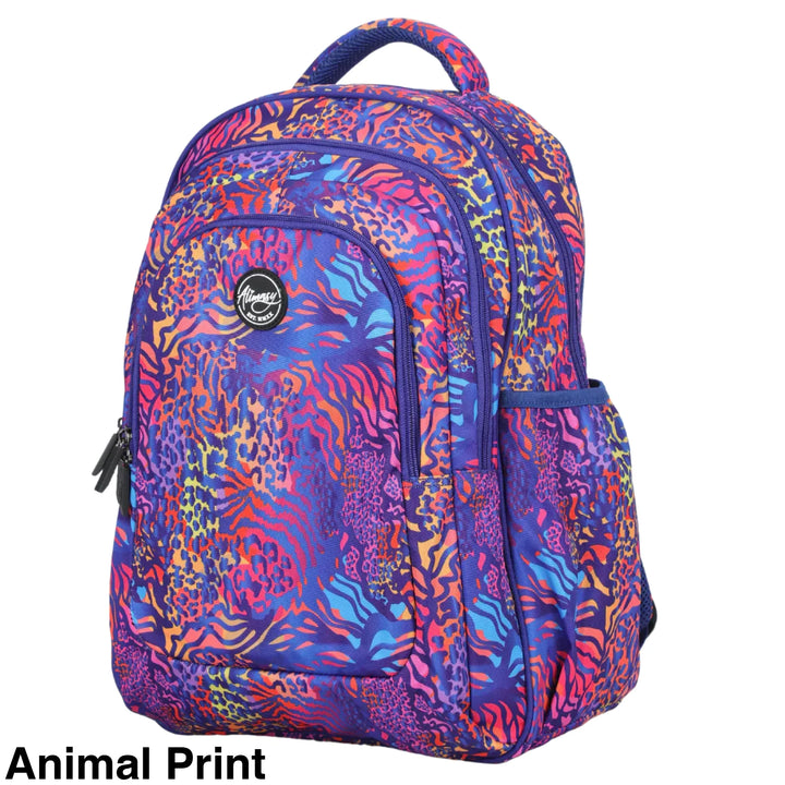 Alimasy School Backpack - Large Animal Print