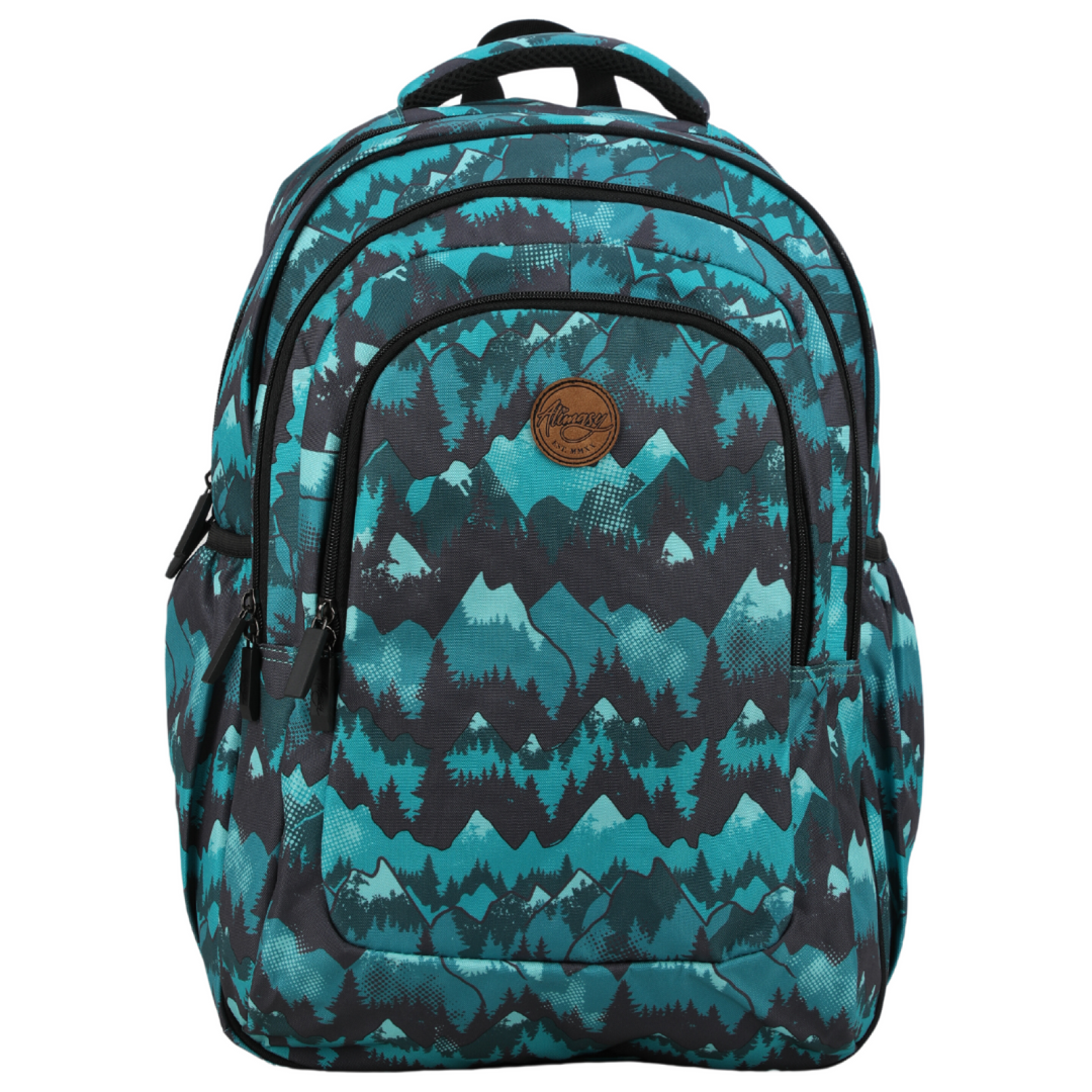 Alimasy School Backpack - Large Camo Mountains