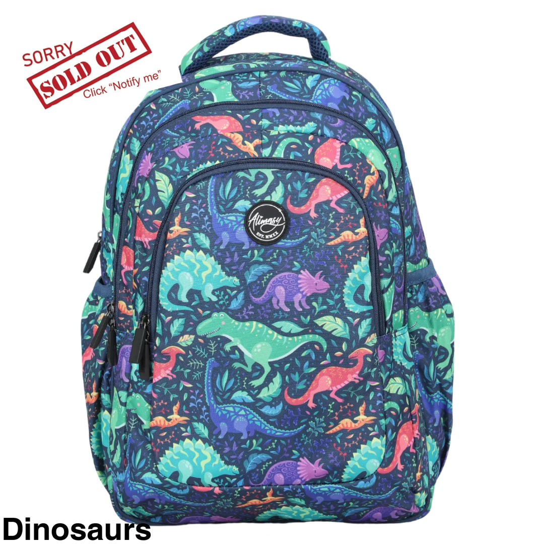 Alimasy School Backpack - Large Dinosaurs