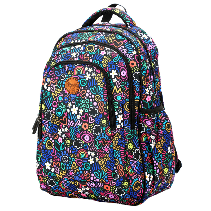 Alimasy School Backpack - Large Doodle