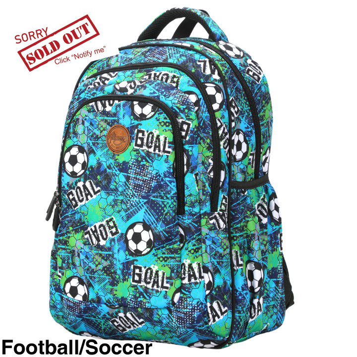 Alimasy School Backpack - Large Football/Soccer