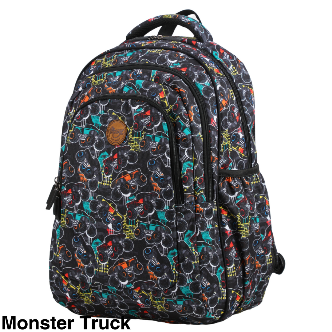 Alimasy School Backpack - Large Monster Truck