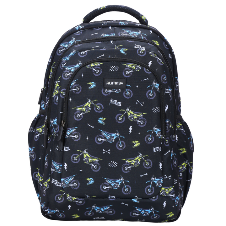 Alimasy School Backpack - Large Motorcross