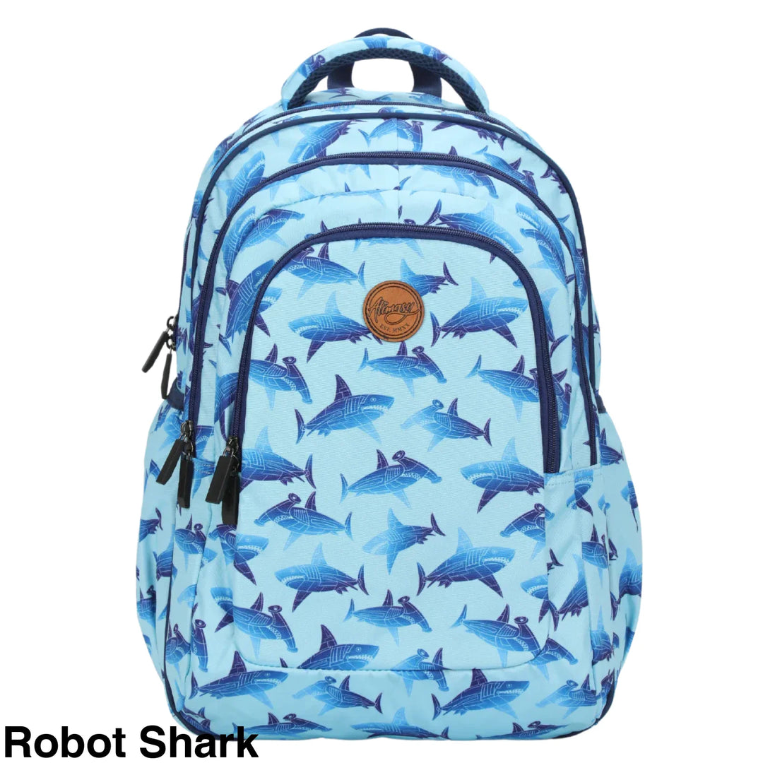 Alimasy School Backpack - Large Robot Shark