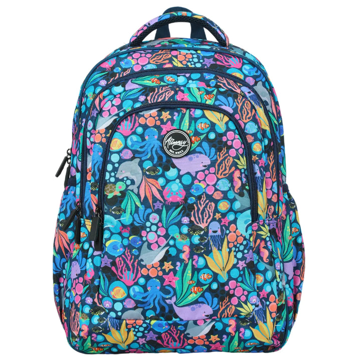 Alimasy School Backpack - Large Sealife