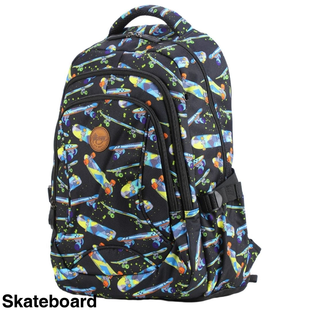 Alimasy School Backpack Skateboard