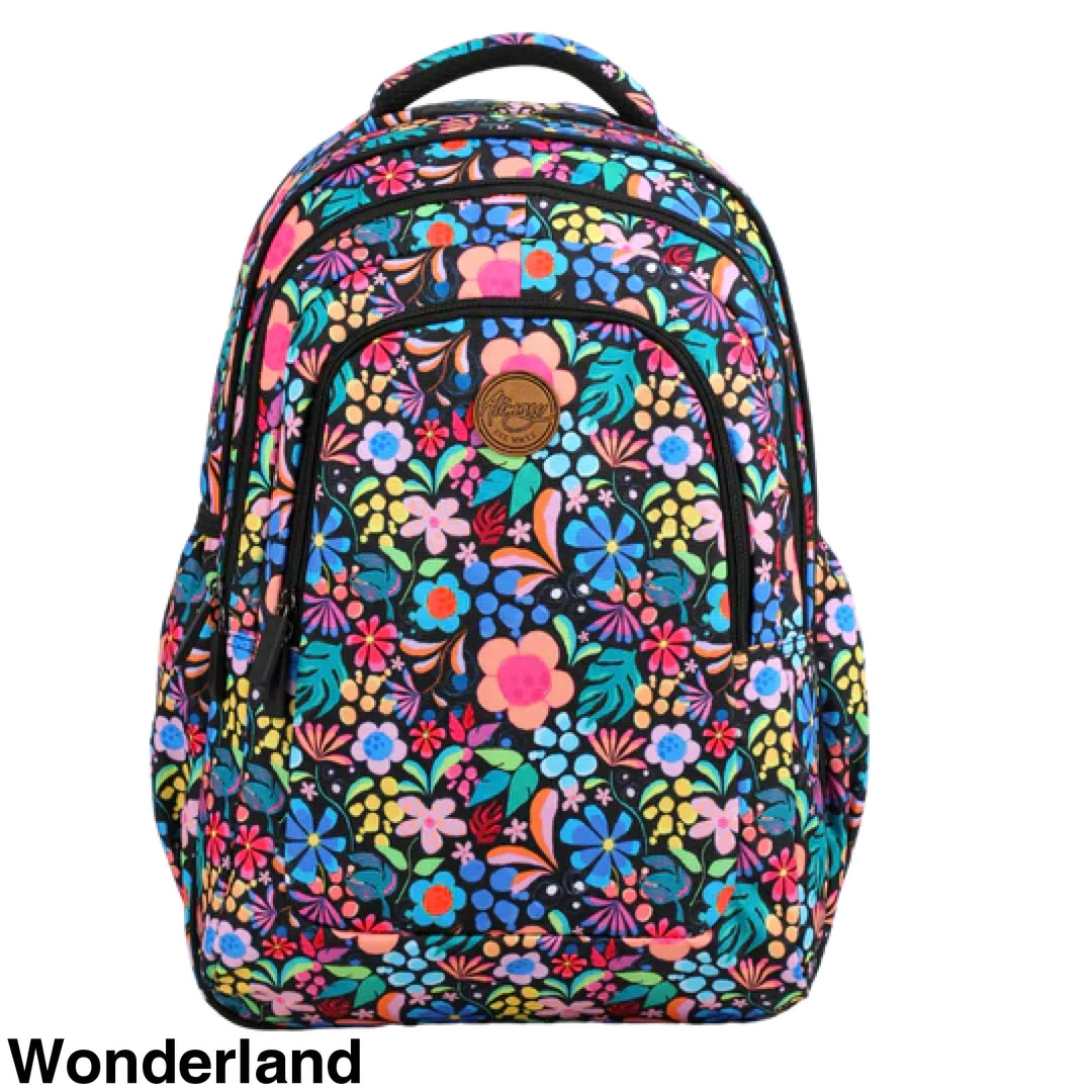 Alimasy School Backpack - Large Wonderland *Preorder Due Approx 1/12/22*