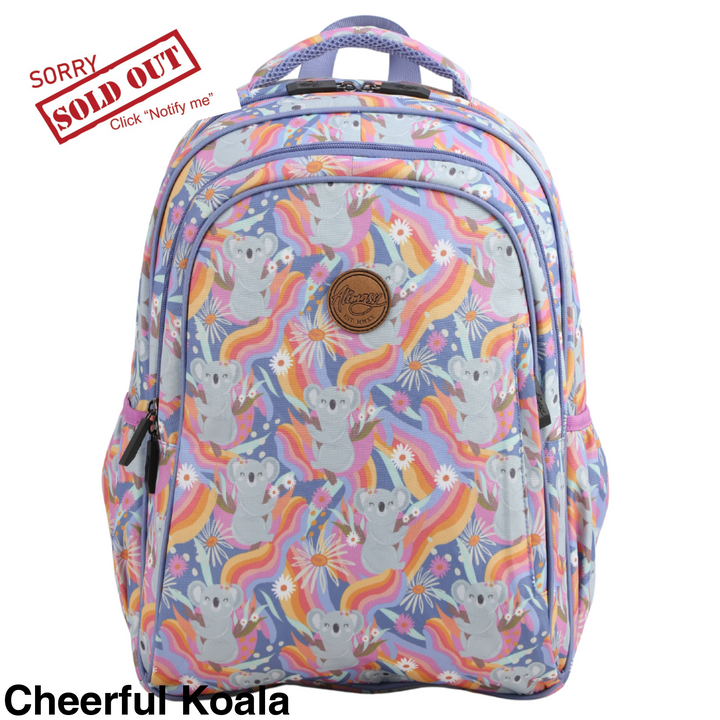 Alimasy School Backpack - Midsize Cheerful Koala