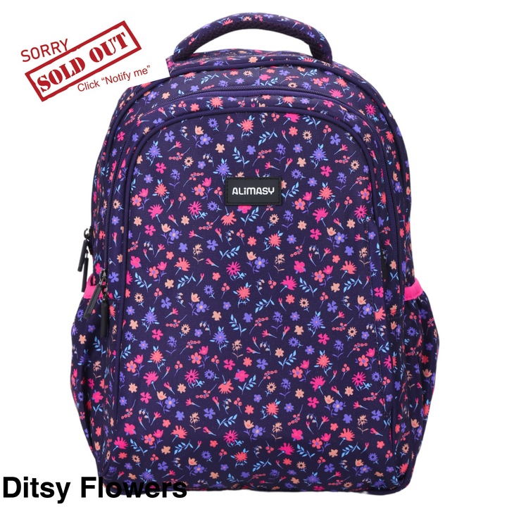 Alimasy School Backpack - Midsize Ditsy Flowers