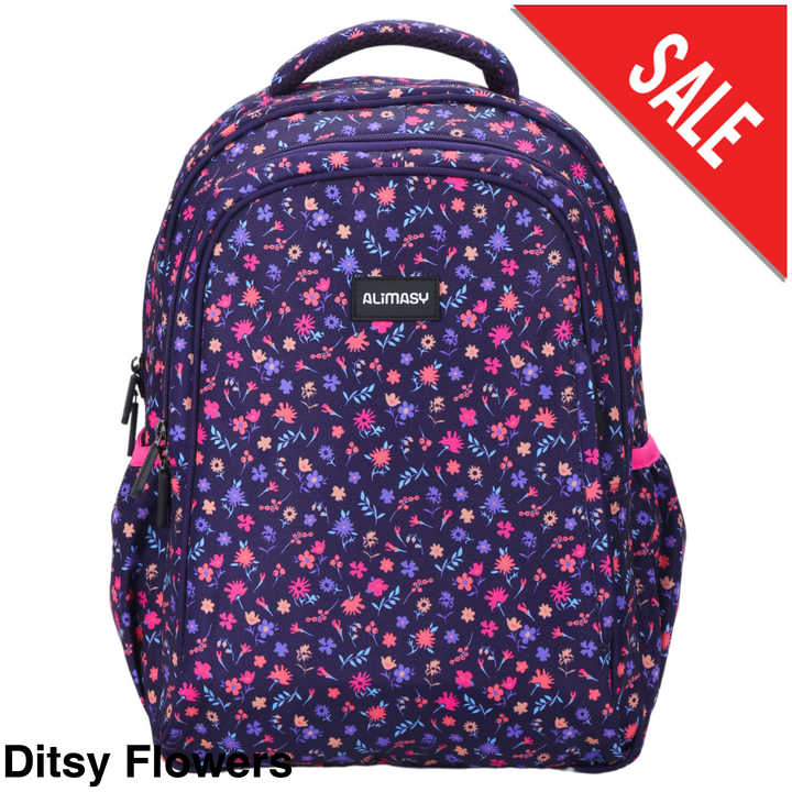 Alimasy School Backpack - Midsize Ditsy Flowers