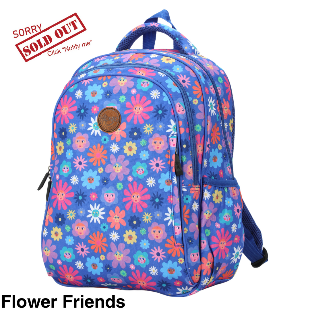 Alimasy School Backpack - Midsize Flower Friends