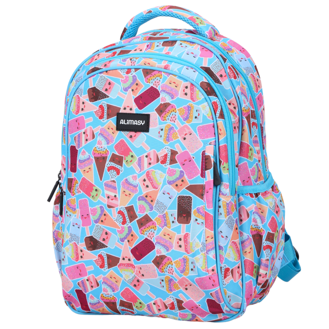 Alimasy School Backpack - Midsize Ice Cream Party