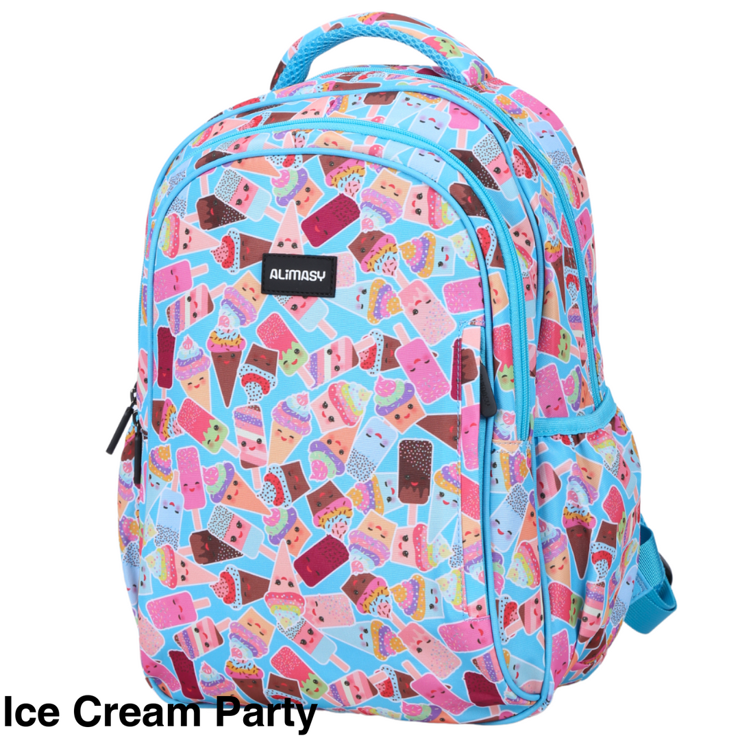 Alimasy School Backpack - Midsize Ice Cream Party