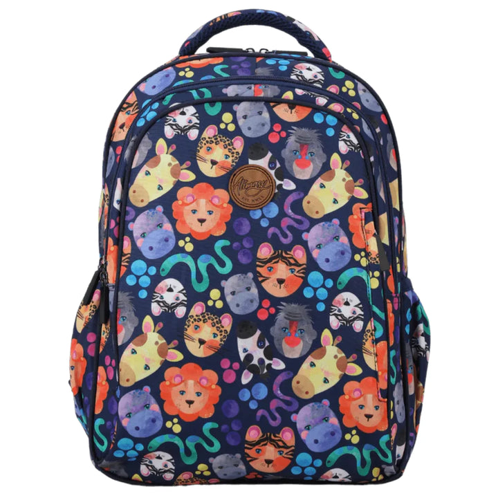 Alimasy School Backpack - Midsize Safari Navy