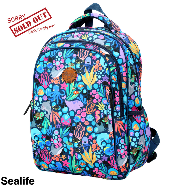 Alimasy School Backpack - Midsize Sealife