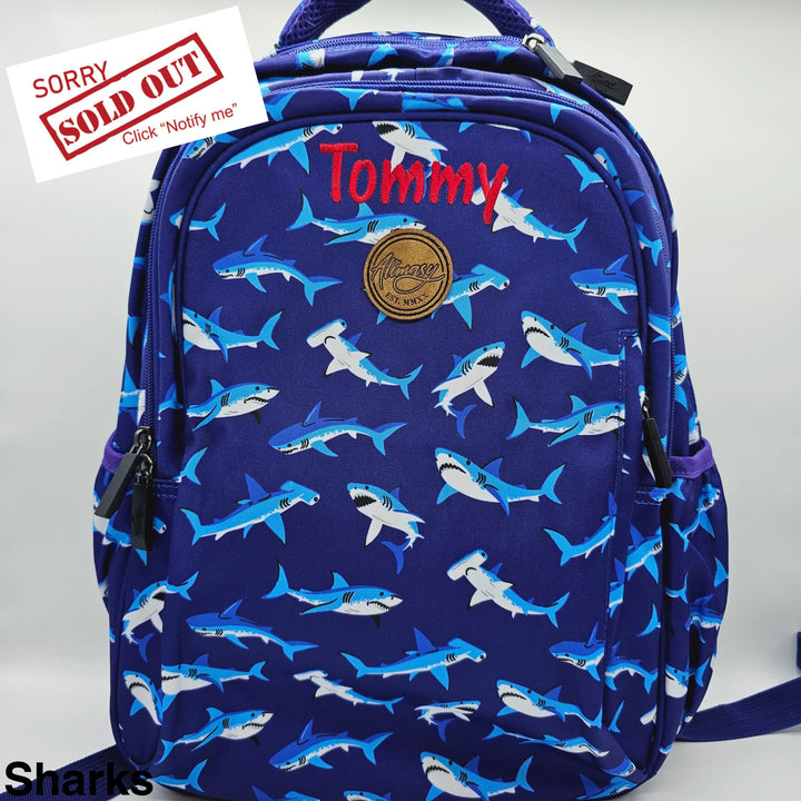 Alimasy School Backpack - Midsize Sharks