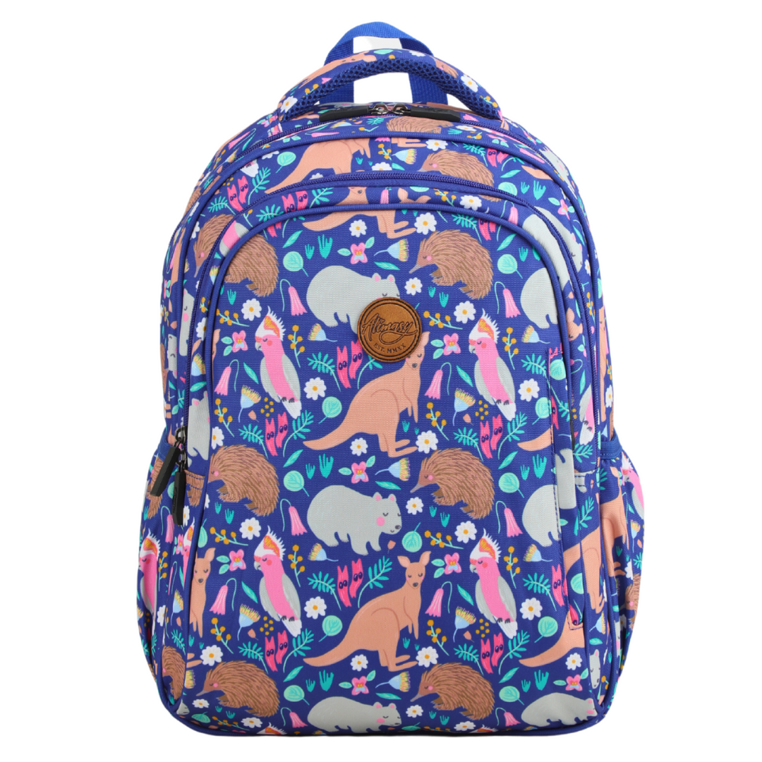 Alimasy School Backpack - Midsize Sleepy Australian Friends