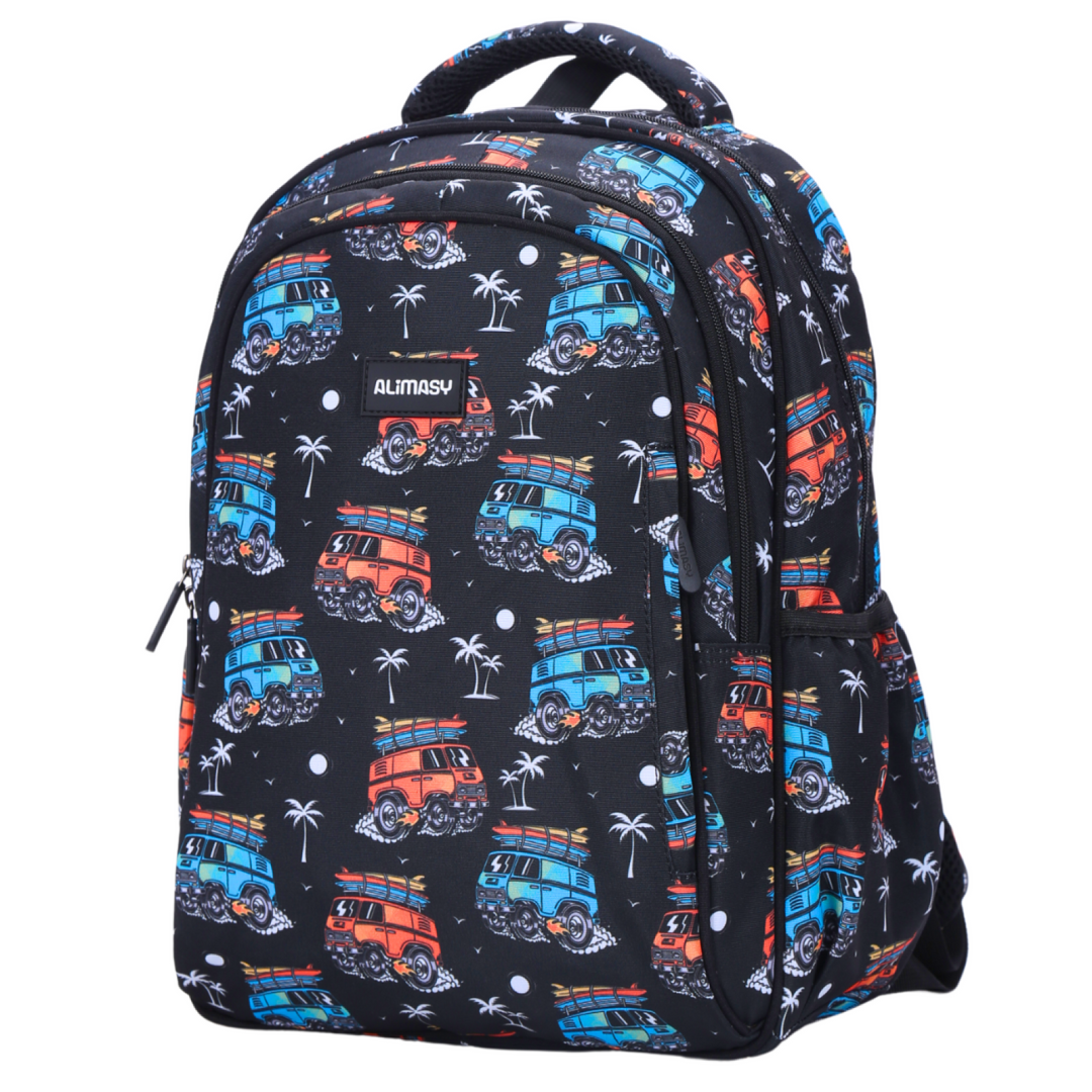Alimasy School Backpack - Midsize Surf Kombi