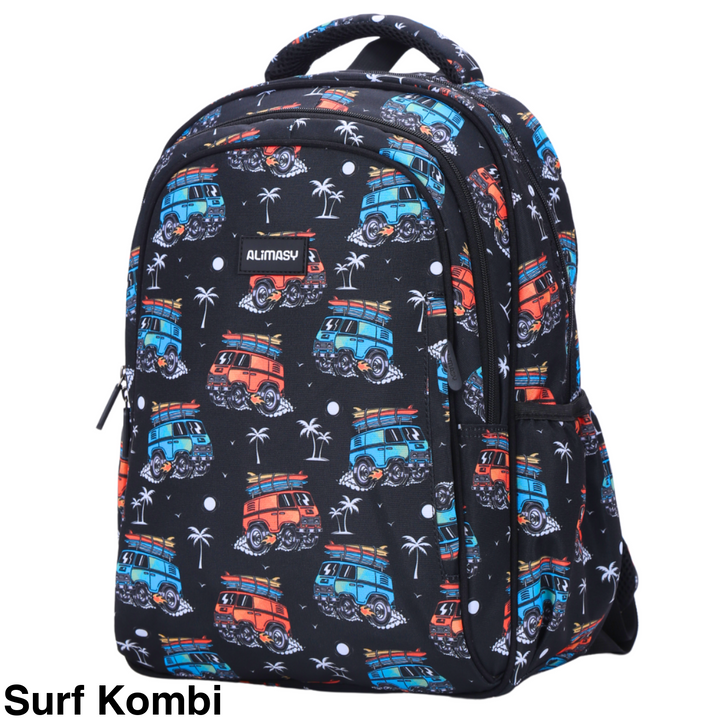 Alimasy School Backpack - Midsize Surf Kombi