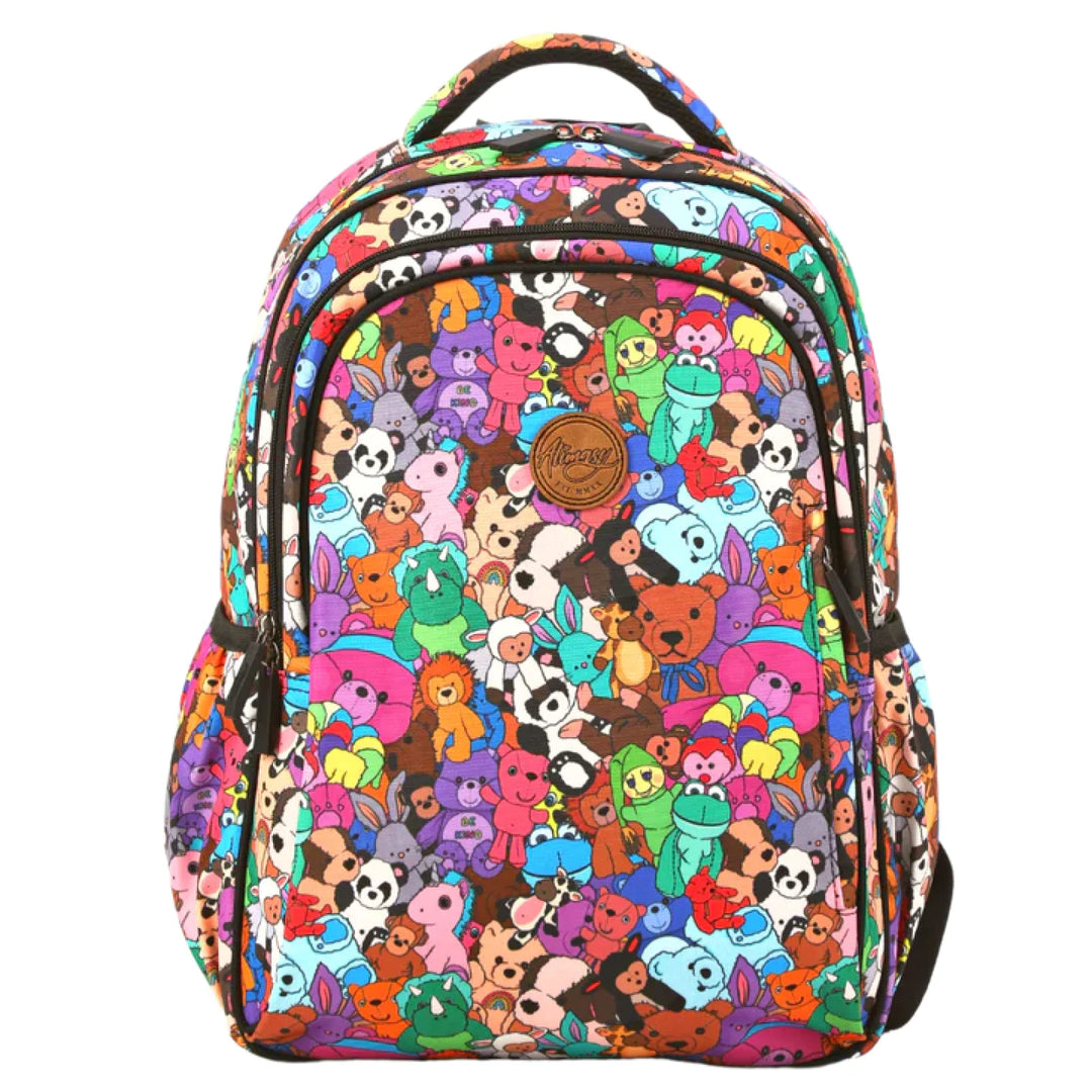 Alimasy School Backpack - Midsize Teddy Bear