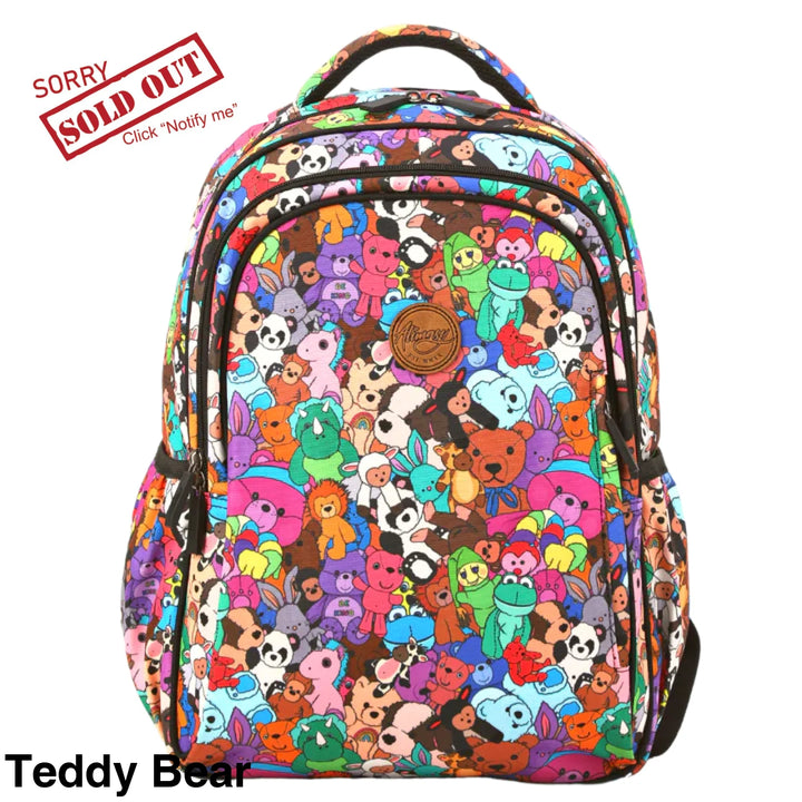 Alimasy School Backpack - Midsize Teddy Bear