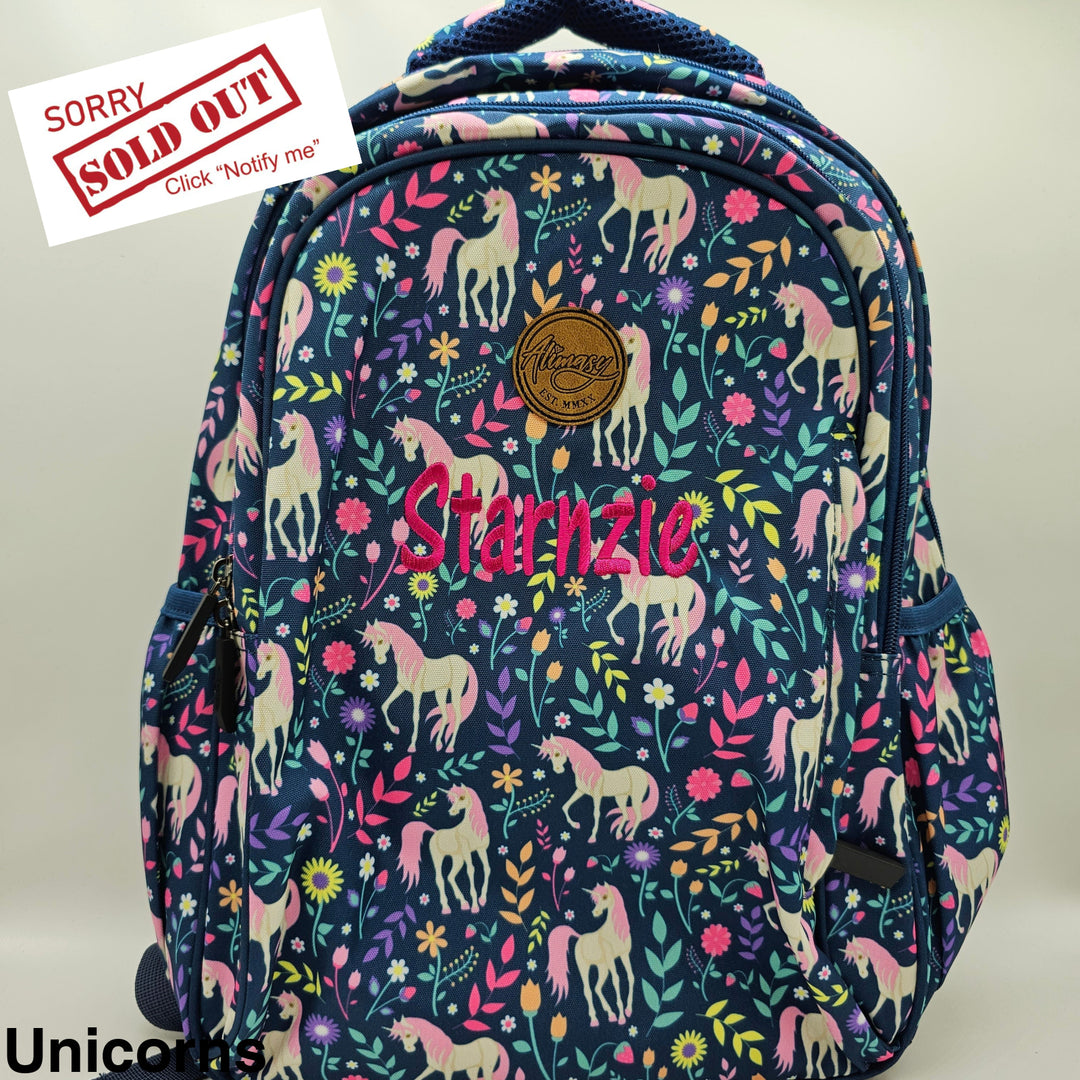 Alimasy School Backpack - Midsize Unicorns