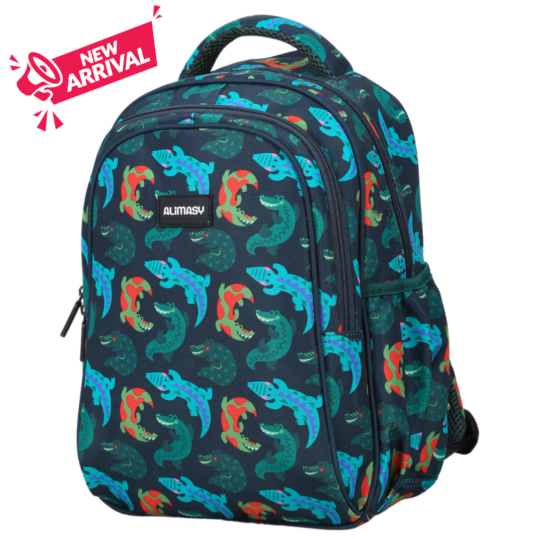 Alimasy Toddler/Kids Backpack - Small Crocodile Vibe