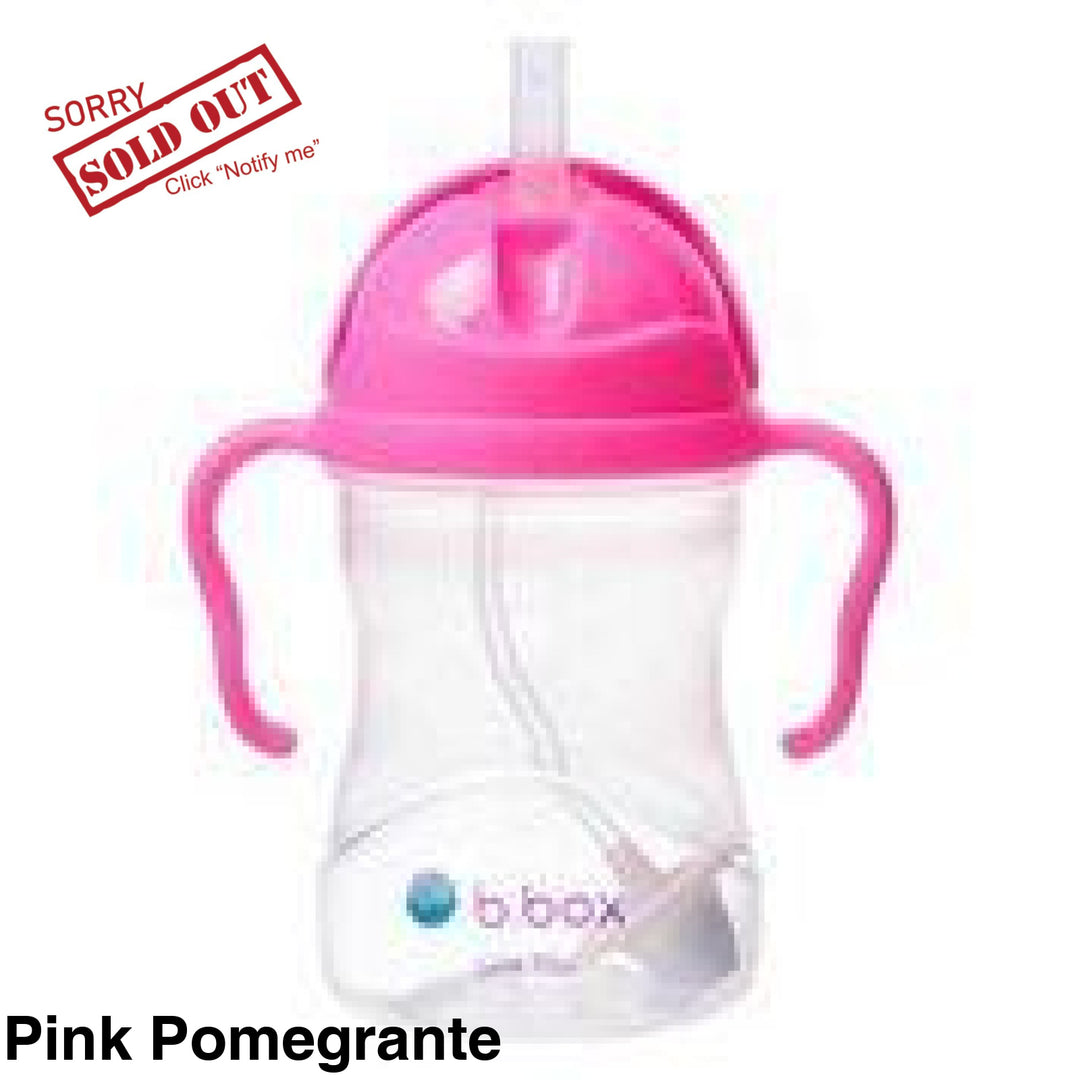 B.box Sippy Cup Pink Pomegrante