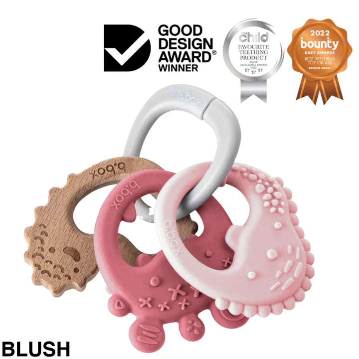 B.Box Trio Teether Blush