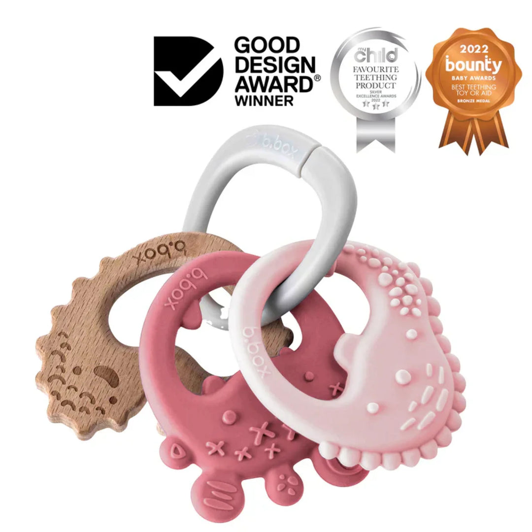 B.Box Trio Teether Blush