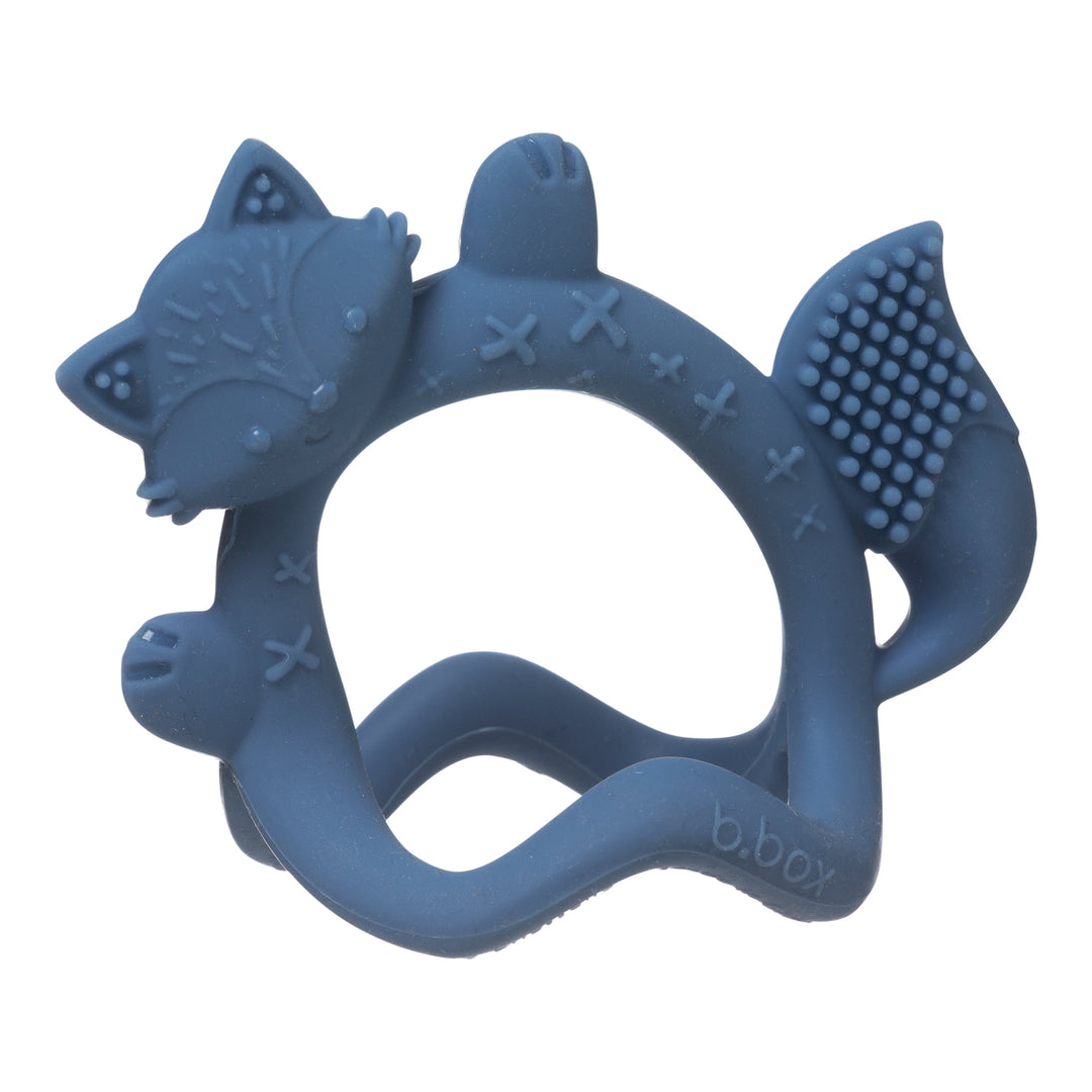 B.box Wrist Teether Lullaby Blue