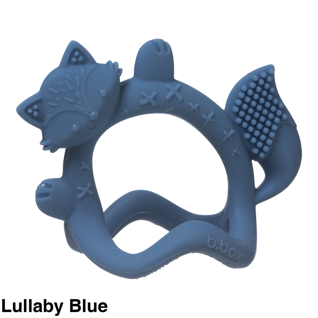 B.box Wrist Teether Lullaby Blue