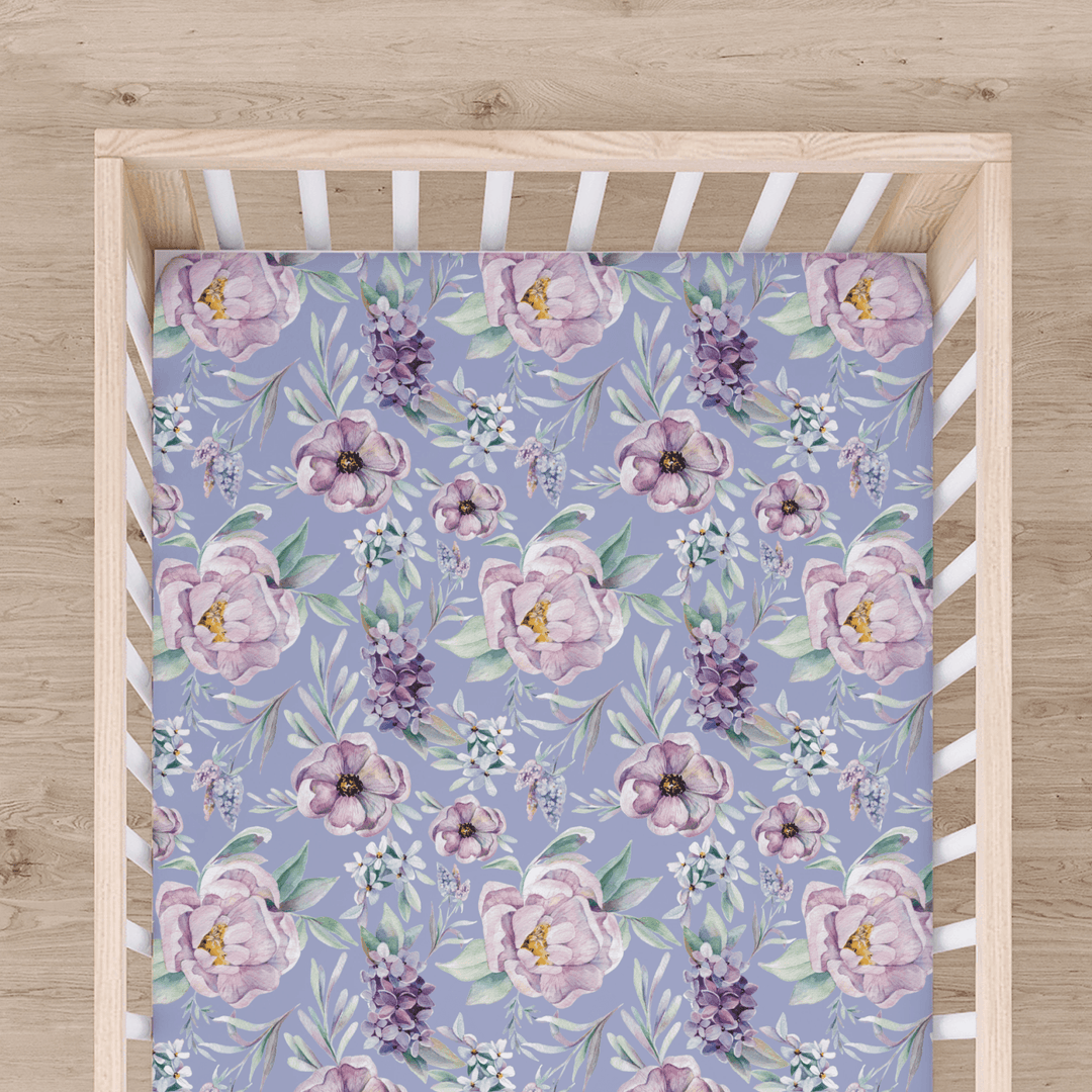 Bamboo Cot Sheet - Assorted Bloom Wraps