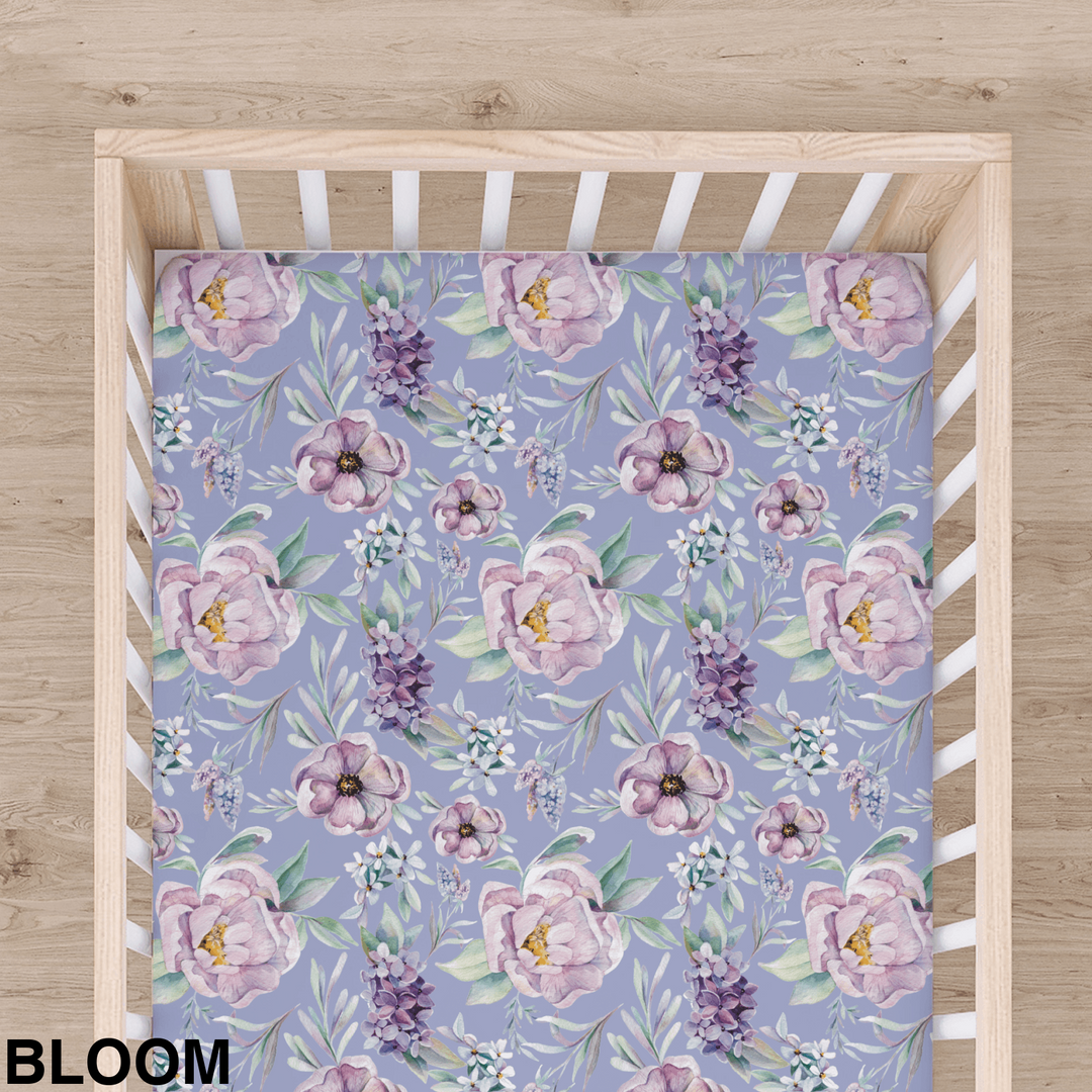 Bamboo Cot Sheet - Assorted Bloom Wraps