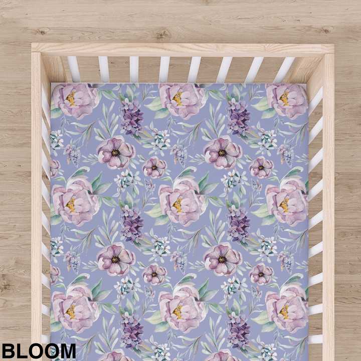 Bamboo Cot Sheet - Assorted Bloom Wraps