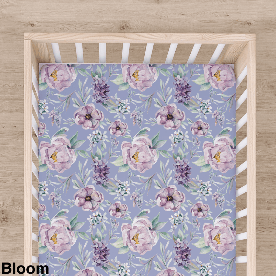 Bamboo Cot Sheet - Assorted Bloom Wraps