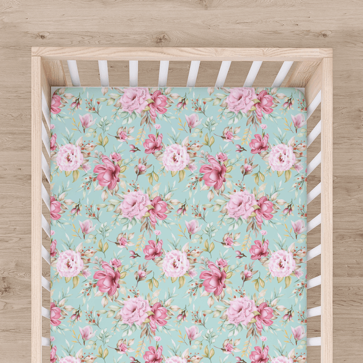 Bamboo Cot Sheet - Assorted Camellia Wraps