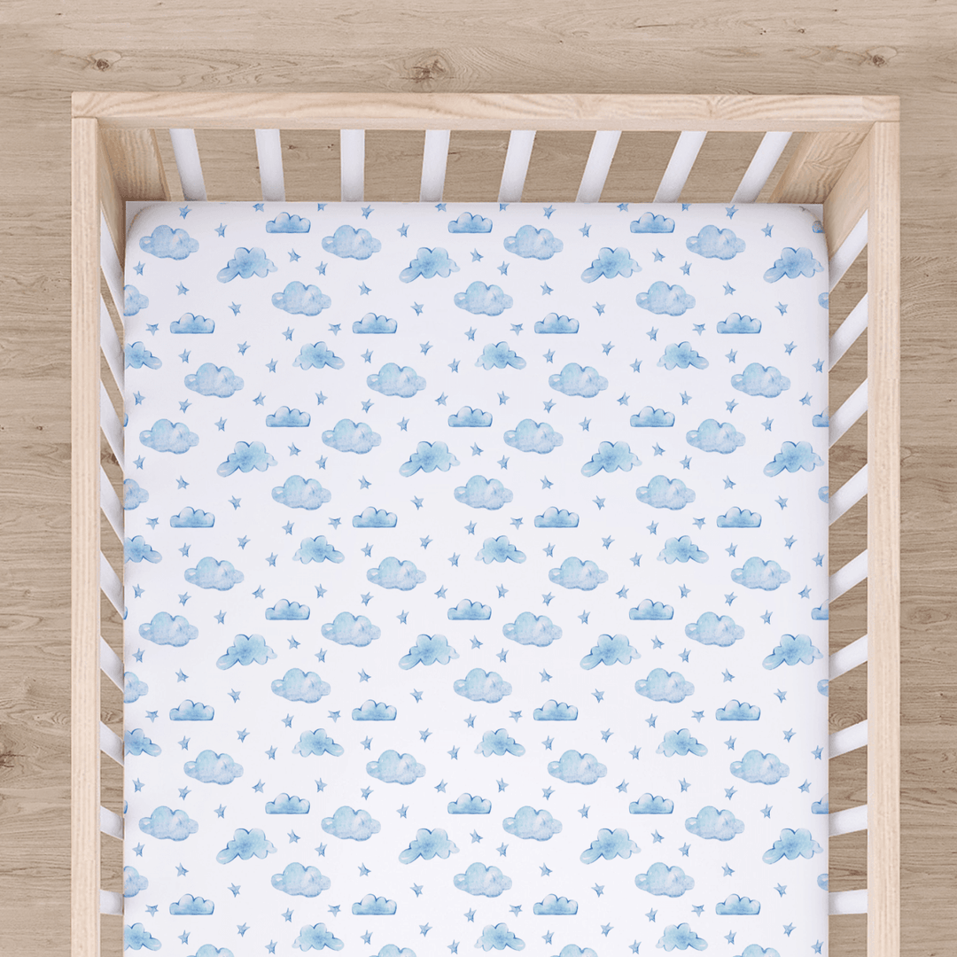 Bamboo Cot Sheet - Assorted Clouds Wraps