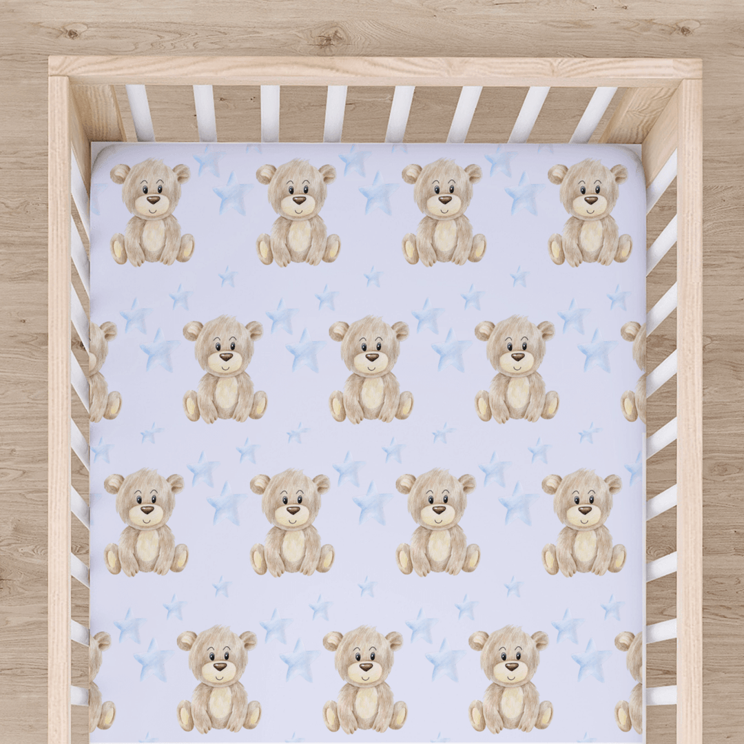 Bamboo Cot Sheet - Assorted Teddy Bears Wraps