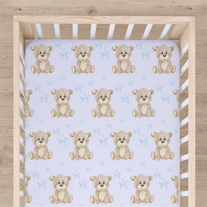 Bamboo Cot Sheet - Assorted Teddy Bears Wraps