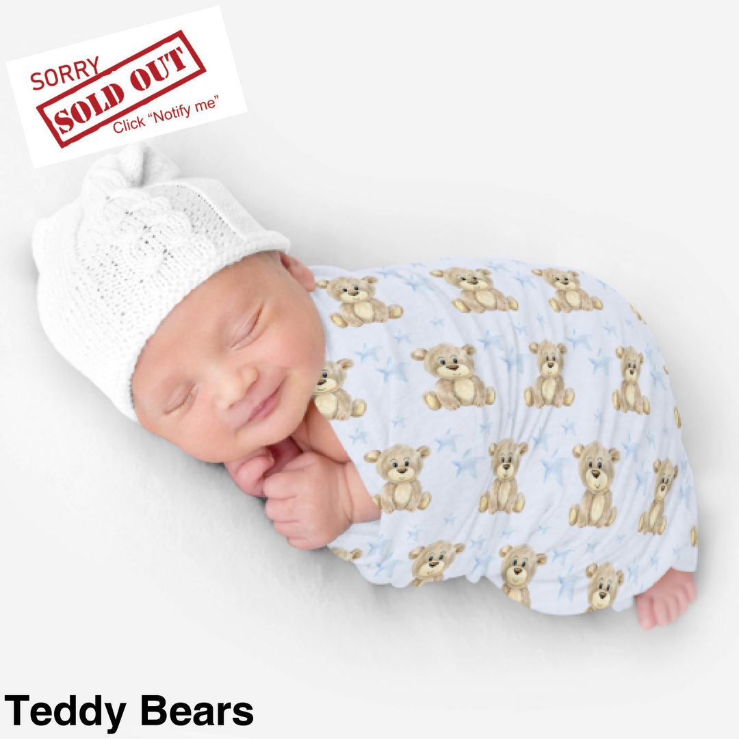 Bamboo Snuggle Stretch Wrap - Assorted Teddy Bears Wraps