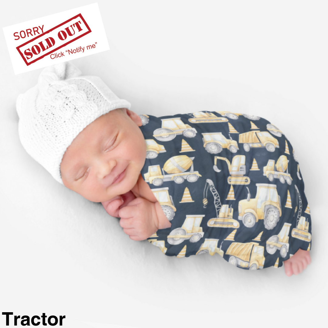 Bamboo Snuggle Stretch Wrap - Assorted Tractor Wraps