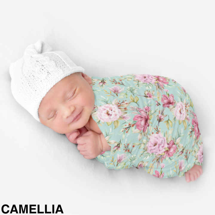 Bamboo Snuggle Stretch Wrap - Assorted Camellia Wraps