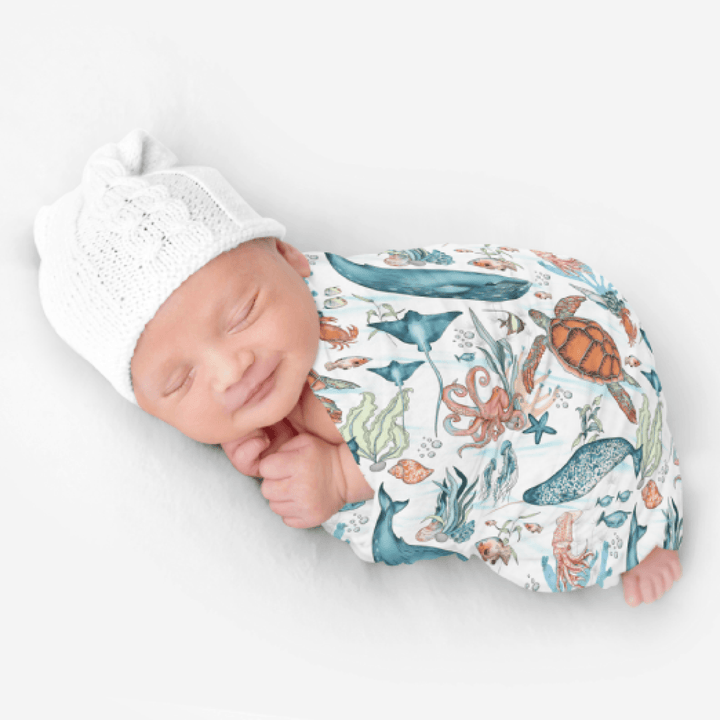 Bamboo Snuggle Stretch Wrap - Assorted Sealife Wraps