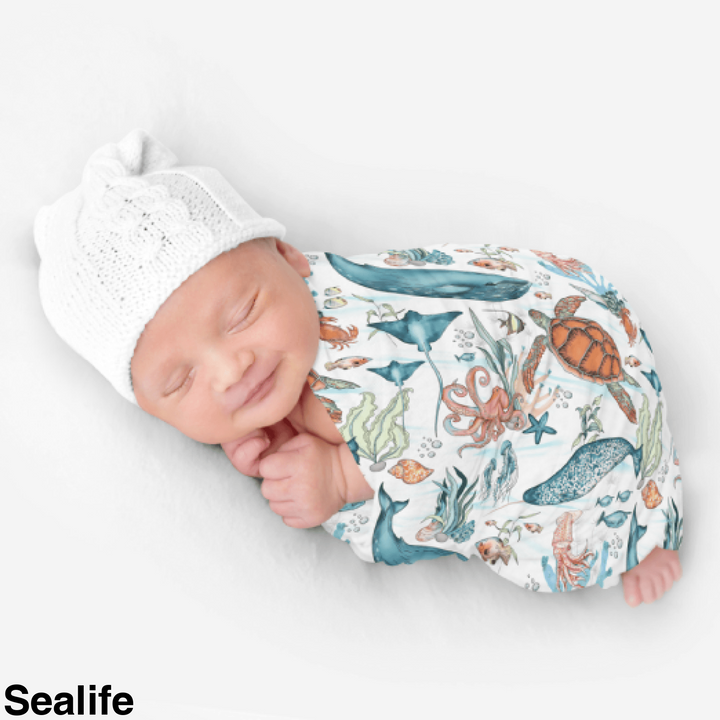 Bamboo Snuggle Stretch Wrap - Assorted Sealife Wraps