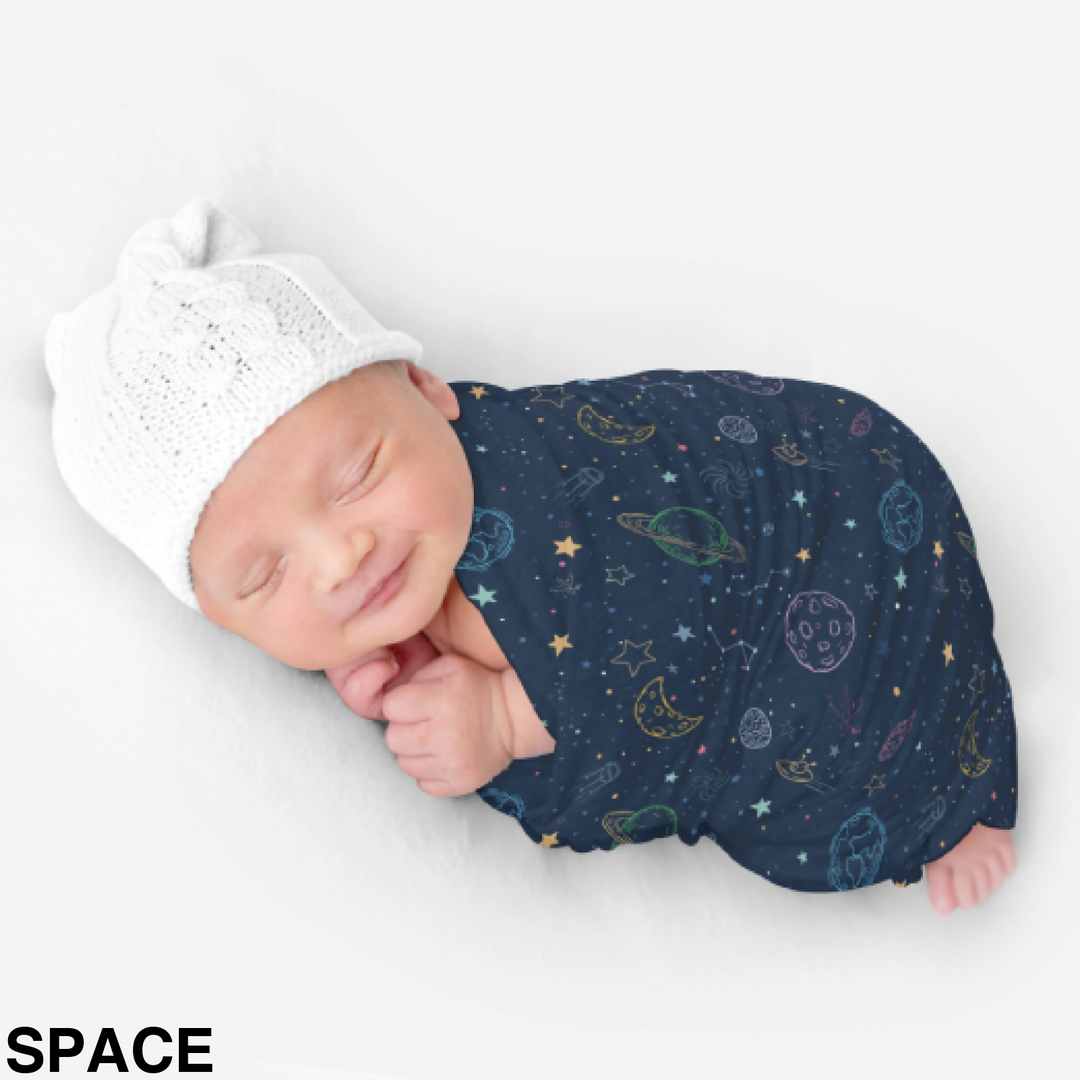 Bamboo Snuggle Stretch Wrap - Assorted Space Wraps