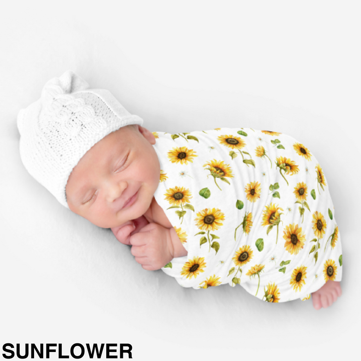Bamboo Snuggle Stretch Wrap - Assorted Sunflower Wraps