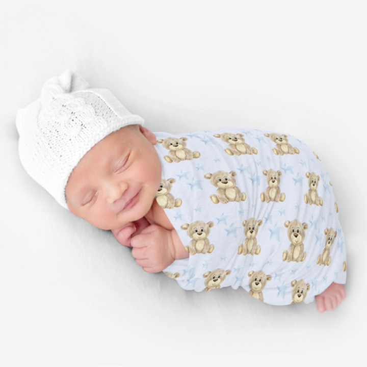 Bamboo Snuggle Stretch Wrap - Assorted Teddy Bears Wraps
