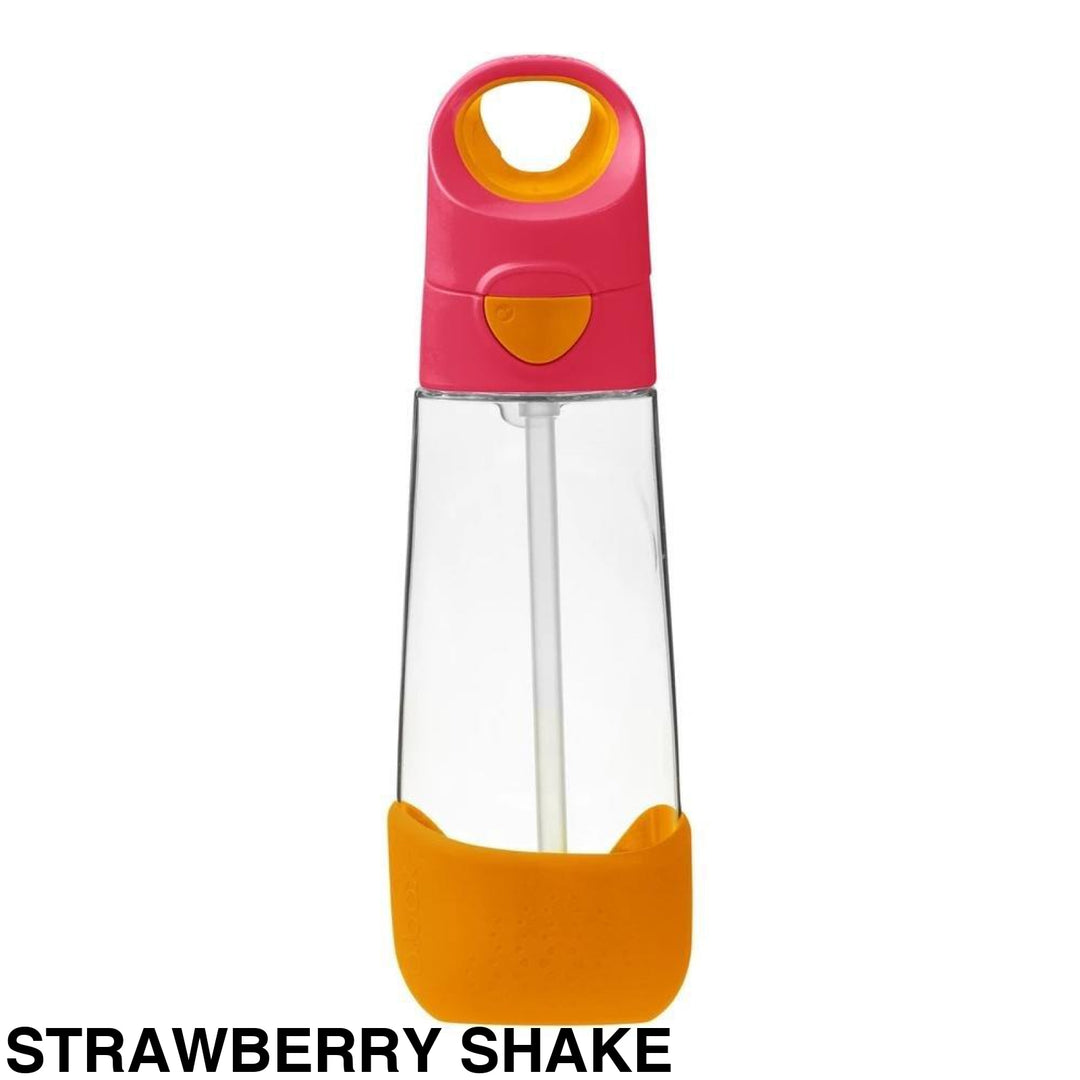 Bbox Tritan Straw Drink Bottle 600Ml Strawberry Shake Baby & Toddler